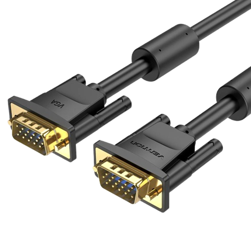Vention 5M VGA(3+6) Male To Male Cable With Ferrite Cores VEN-DAEBJ